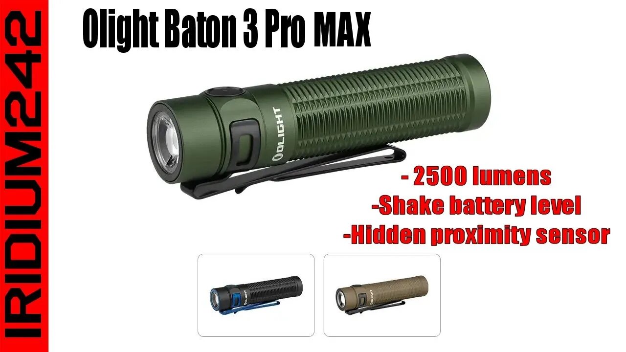 New Baton 3 Pro Max: Olight January Sale!