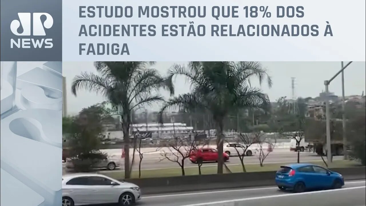 Sono responde por 42% dos acidentes de trânsito no Brasil