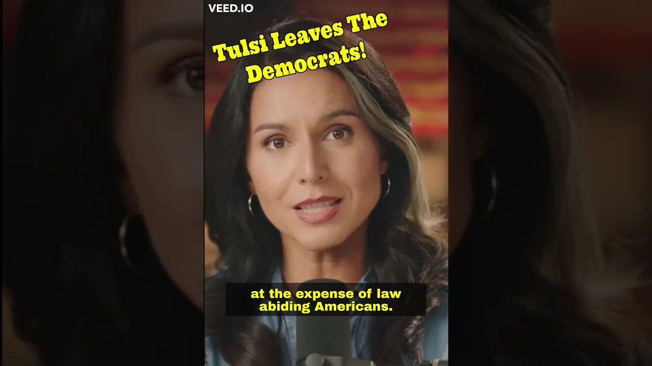 Tulsi Gabbard QUITS The Democrat Party!