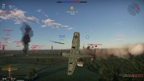 War Thunder - Pair of immortal BF 109 E-1 wingmen / Paar unsterblicher BF 109 E-1 Wingmen