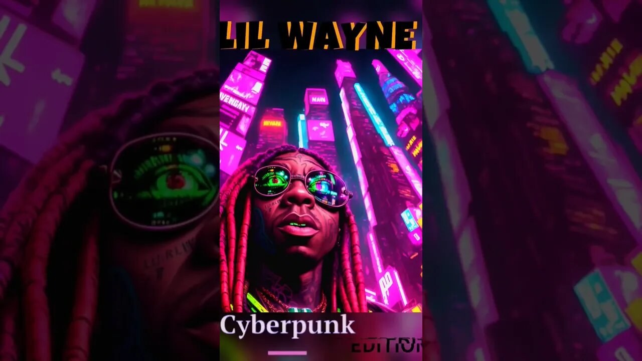 lil Wayne Cyberpunk Ai Art Edition #cyberpunkcity #rapper #music #rap