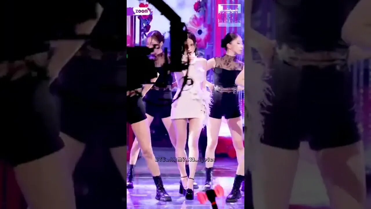 blackpink jisoo - flower song speed up version + performance video edit