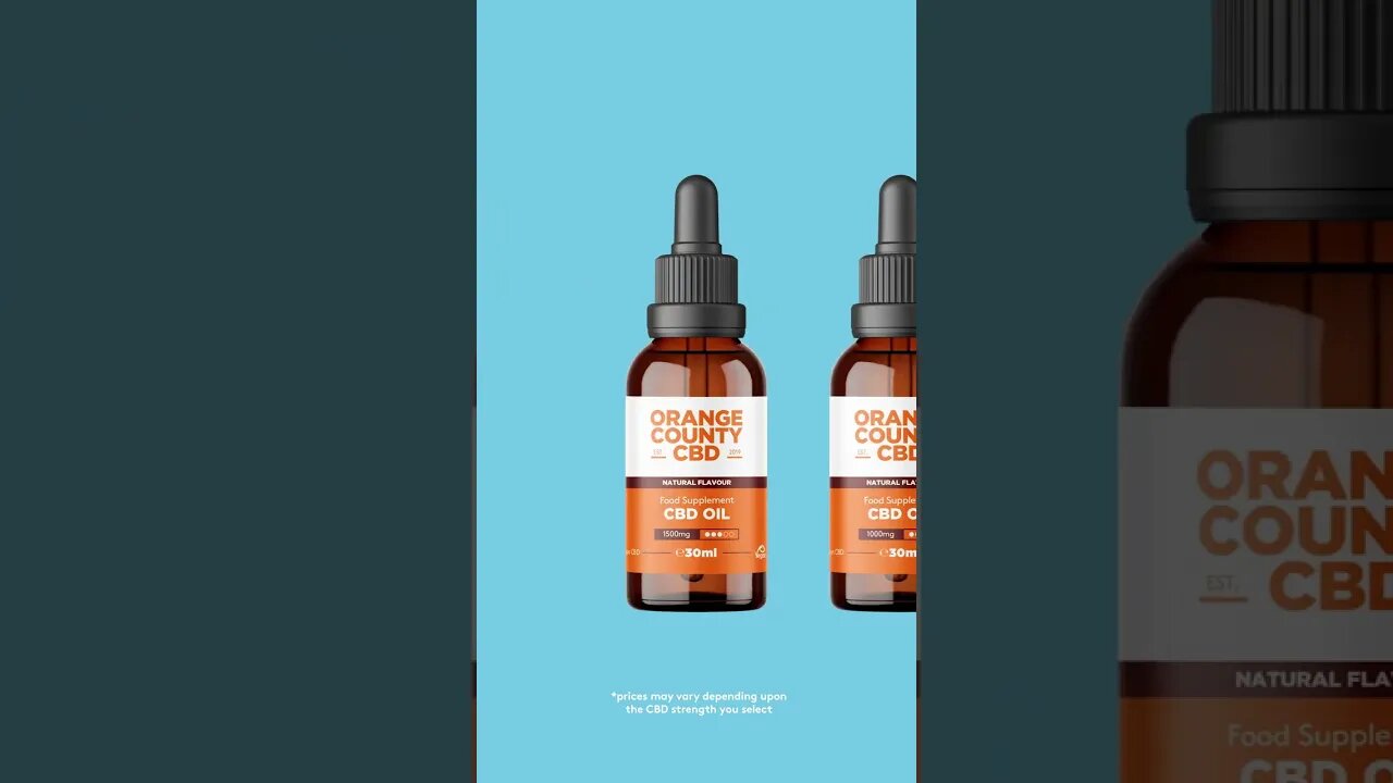 30ml CBD Oil - Orange County CBD - 15% Off Coupon Code CBD25 - See Description - Delivers Worldwide