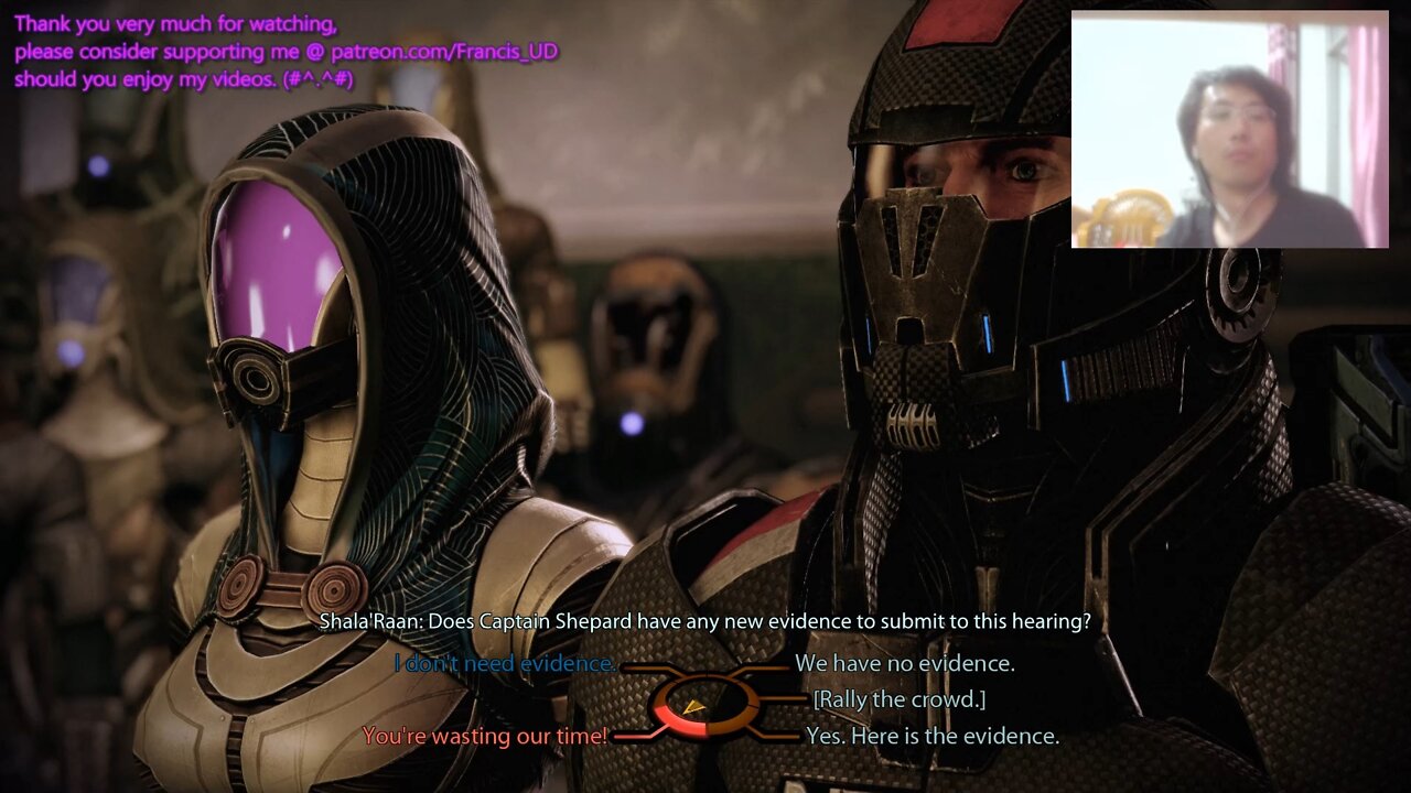 MassEffect2 Legendary Bring Legion to Tali's Trial Pt2 Tali Not Exiled