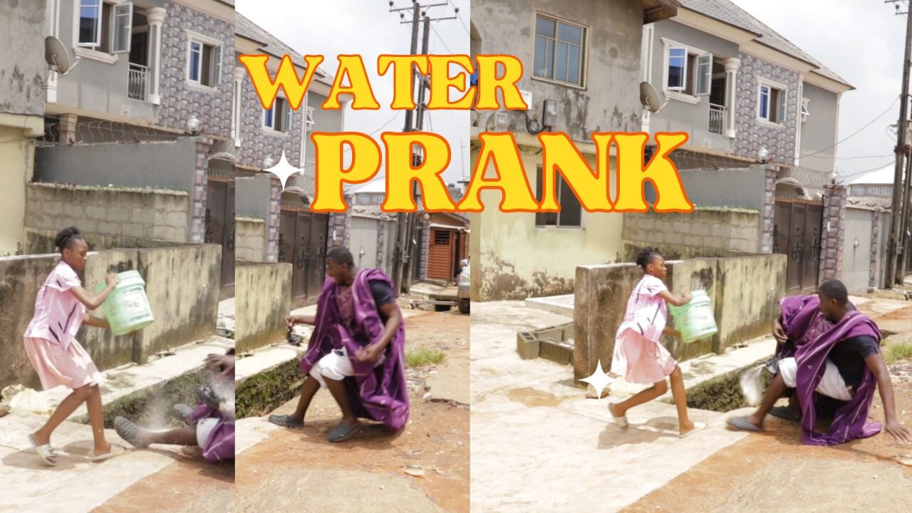 lol, this girl, water prank