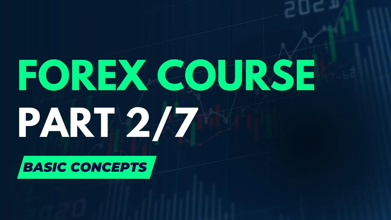 FOREX COURSE PART 2/7: Basic Concepts for Forex Trading