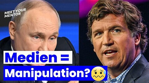 Experte Ganser alarmiert🚫Medien=Manipulation?🤯Putin und Carlson in der Analyse@Meet Your Mentor🙈