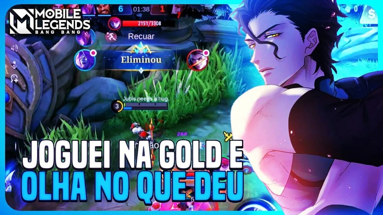 FUI JOGAR NA GOLD E FIZ ISSO NO FINALZINHO KKKKKKKKKKKK | MLBB