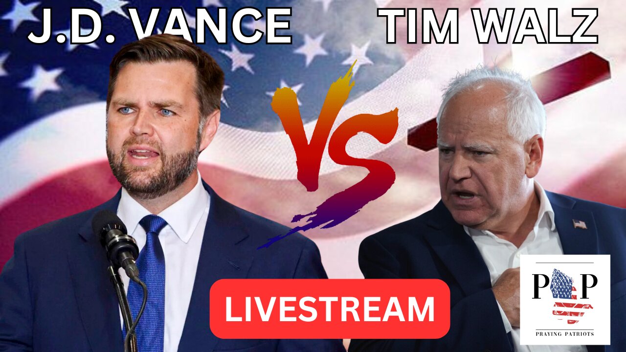 J.D. Vance vs Tim Walz - Live On Praying Patriots 10/01/2024