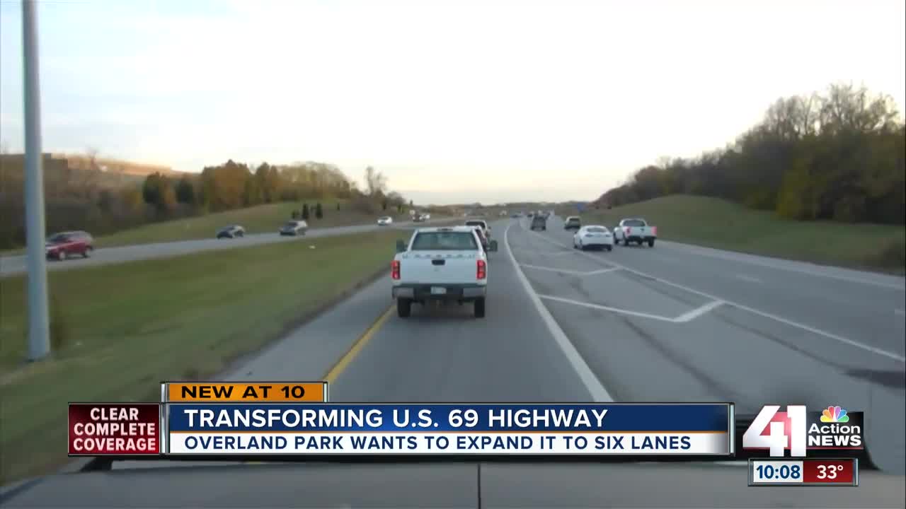Overland Park wants to expand US 69 to 6 lanes