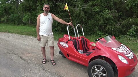 The Scoot Coupe. An Incredible 3 Wheeled Car you Can Rent At Gettypeds in Gettysburg,PA. So Much FUN