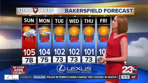 This week is the third week of consecutive triple digits