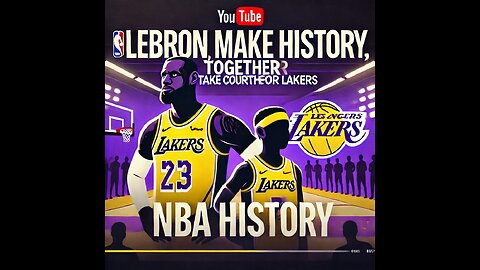 LeBron, Bronny make history, take court together for Lakers