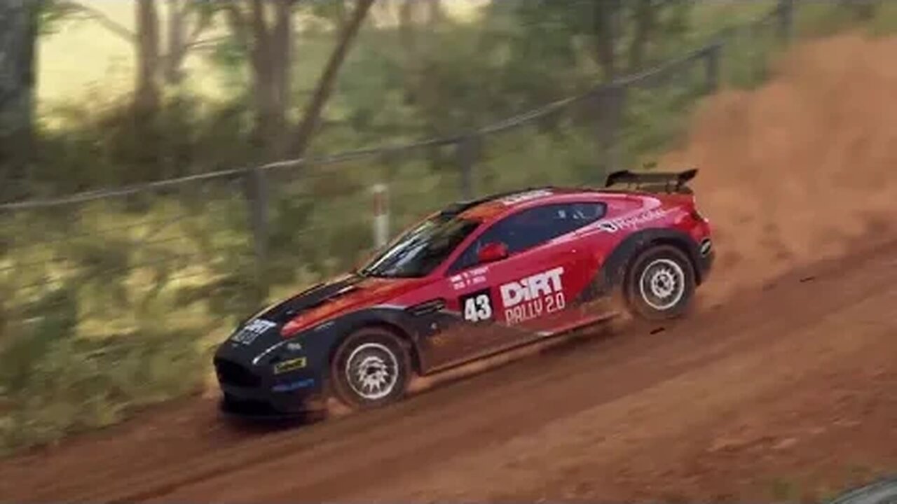 DiRT Rally 2 - Replay - Aston Martin V8 Vantage GT4 at Rockton Plains Reverse