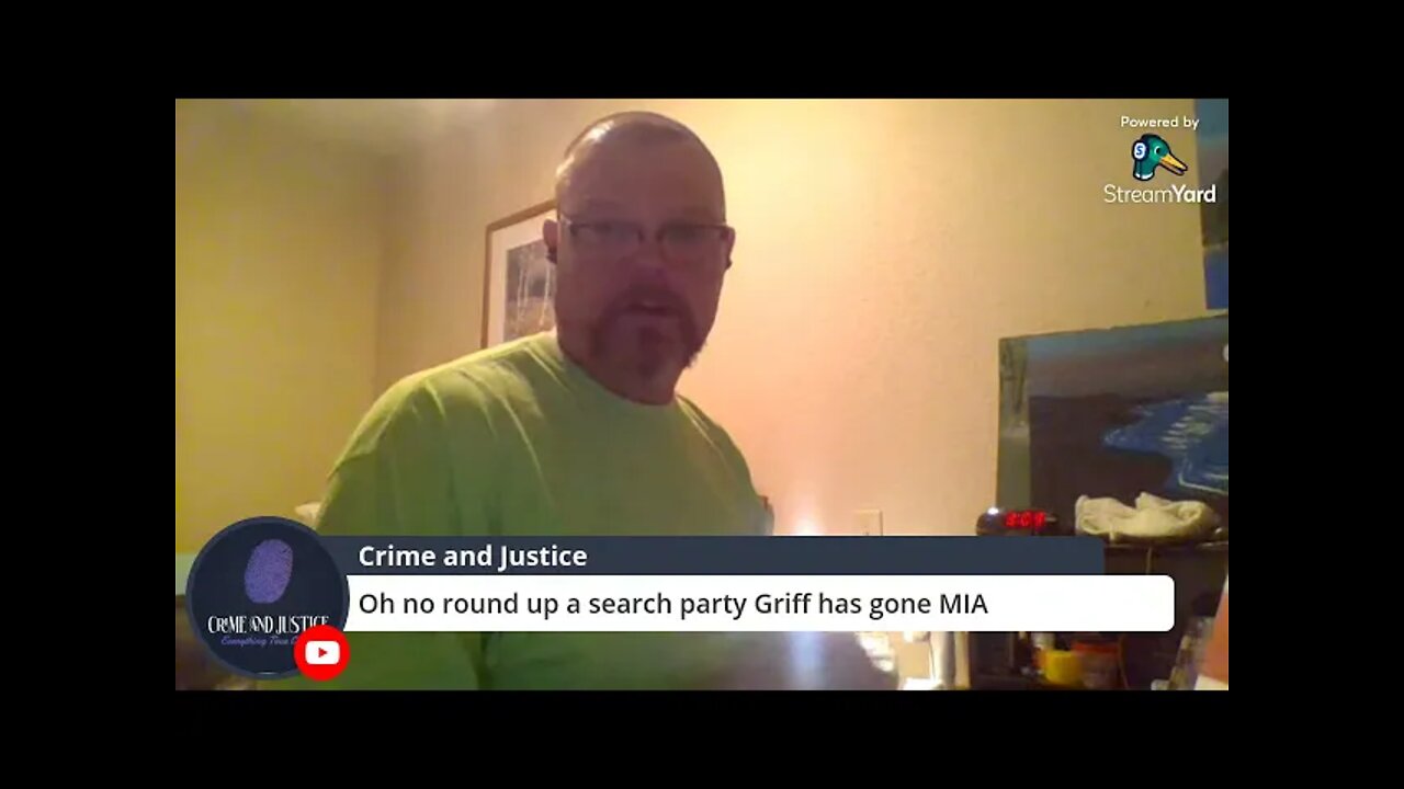 THE "REAL" GRIFF"s LIVE STREAM Tonight @ 7:45 PM EST, 4:45 PM PST