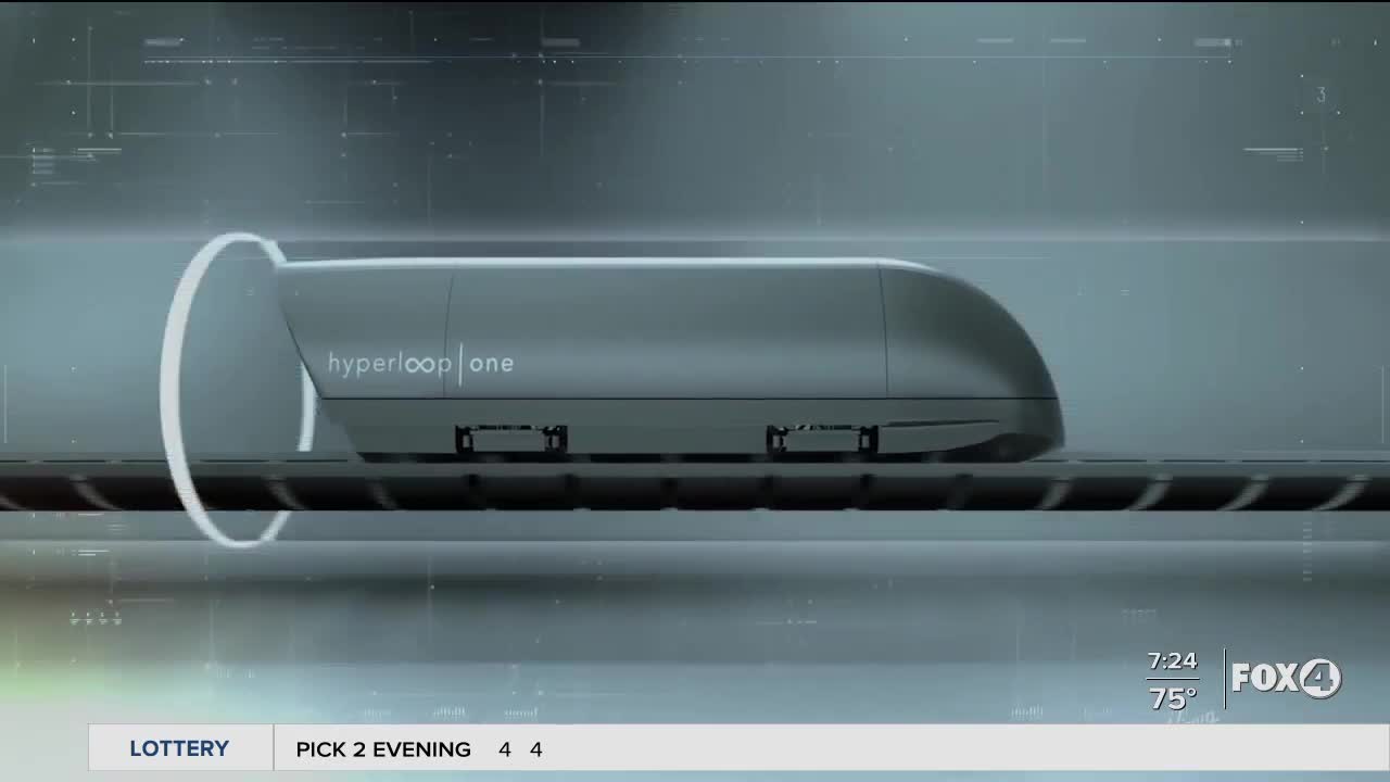 First ride on Hyperloop high speed transportation