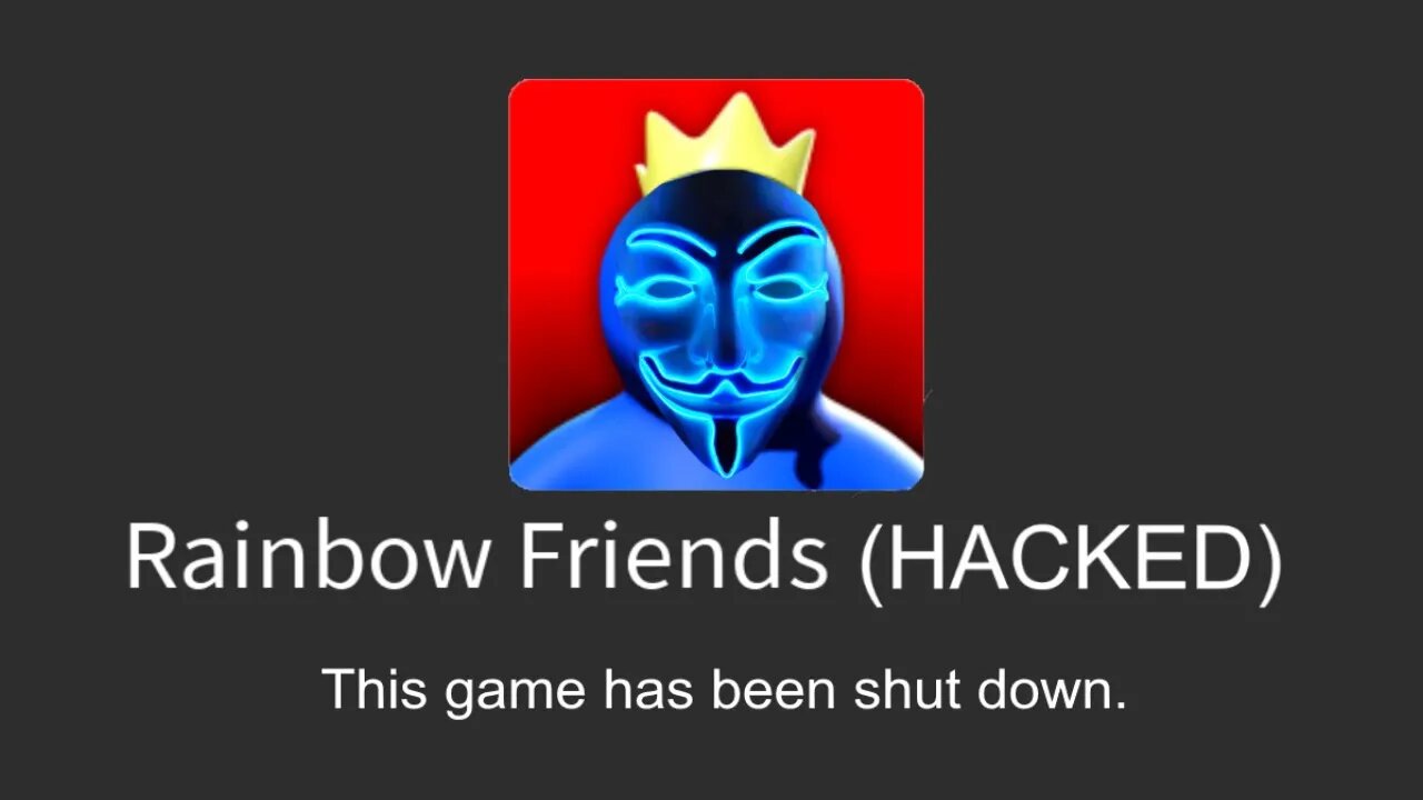 HACKER is SHUTTING DOWN Rainbow Friends