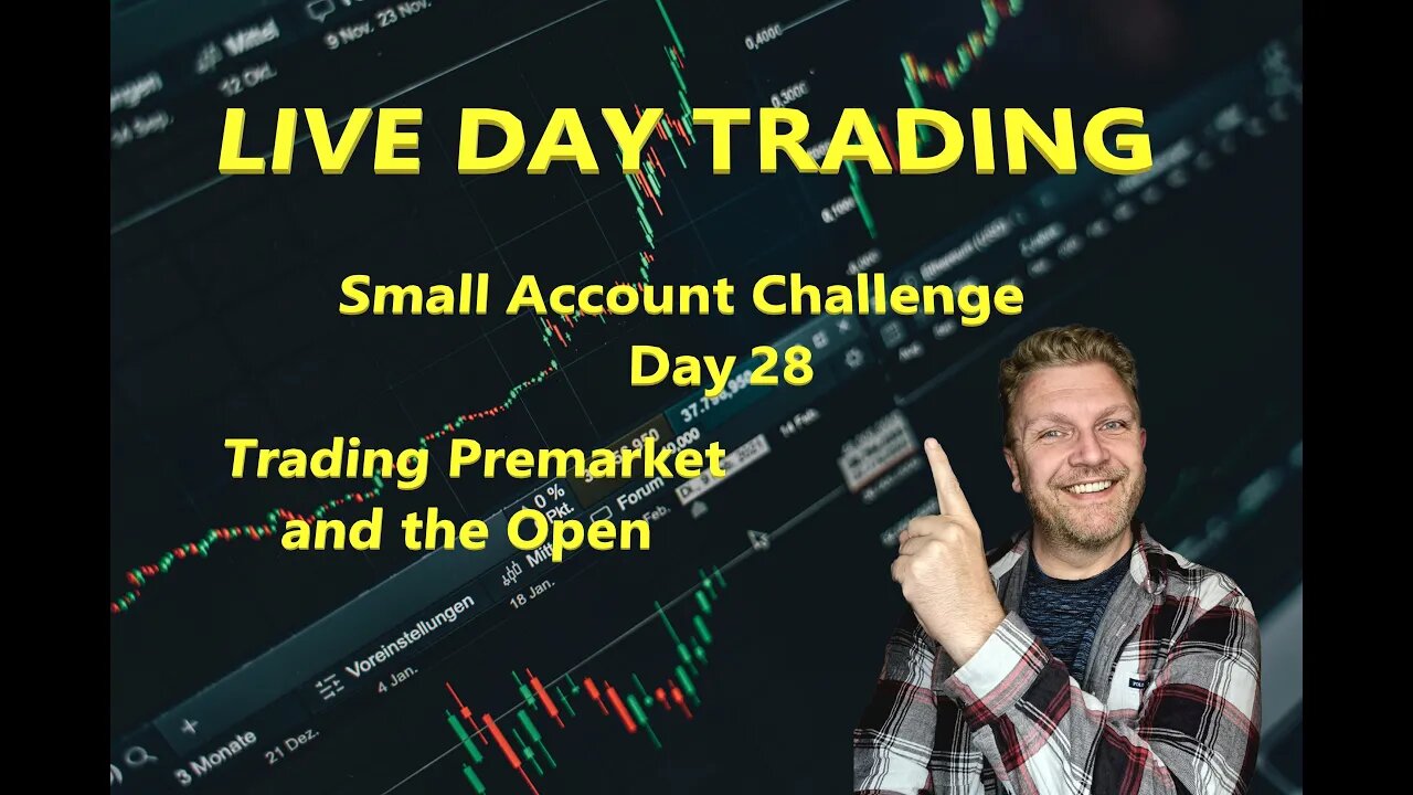 LIVE DAY TRADING | $2.5k Small Account Challenge - Day 28 | Trading Pre-Market & the OPEN!