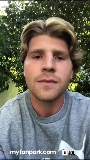 WATCH - Evan Roos: Please, let’s all stay at home and wash our hands (BWP)