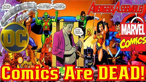 American Mainstream Comics Are DEAD! And That's Ok. DC, Marvel, RippaVerse, Shadiversity