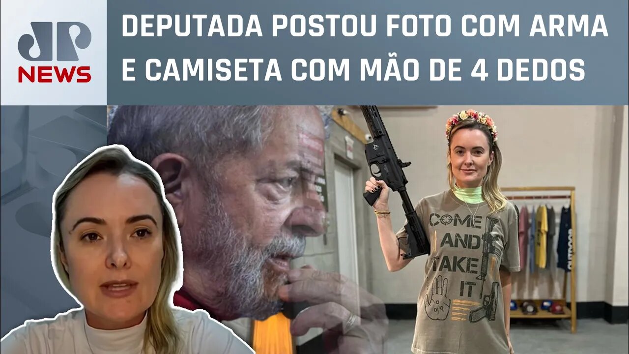 Júlia Zanatta fala sobre publicação com arma: “Não falei em atacar o Lula”