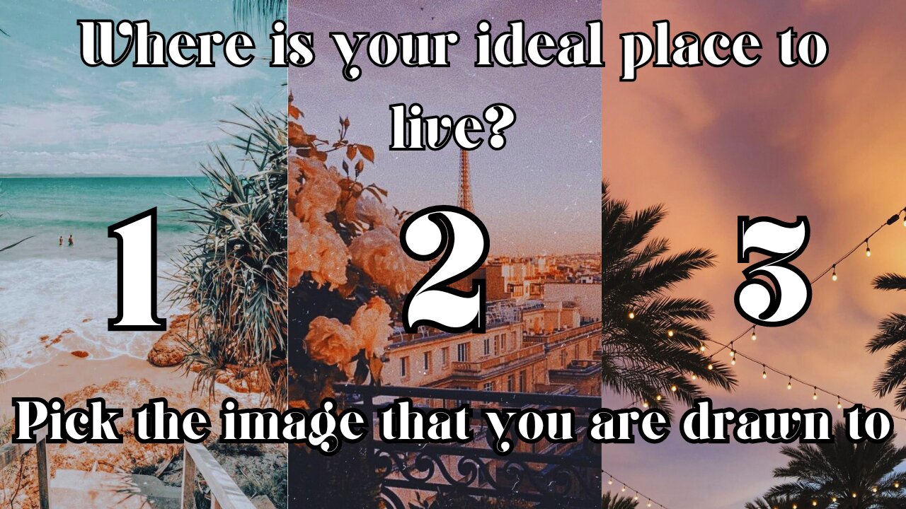 🌈 Where is your ideal place to live? Pick a card tarot and lenormand reading 🌍