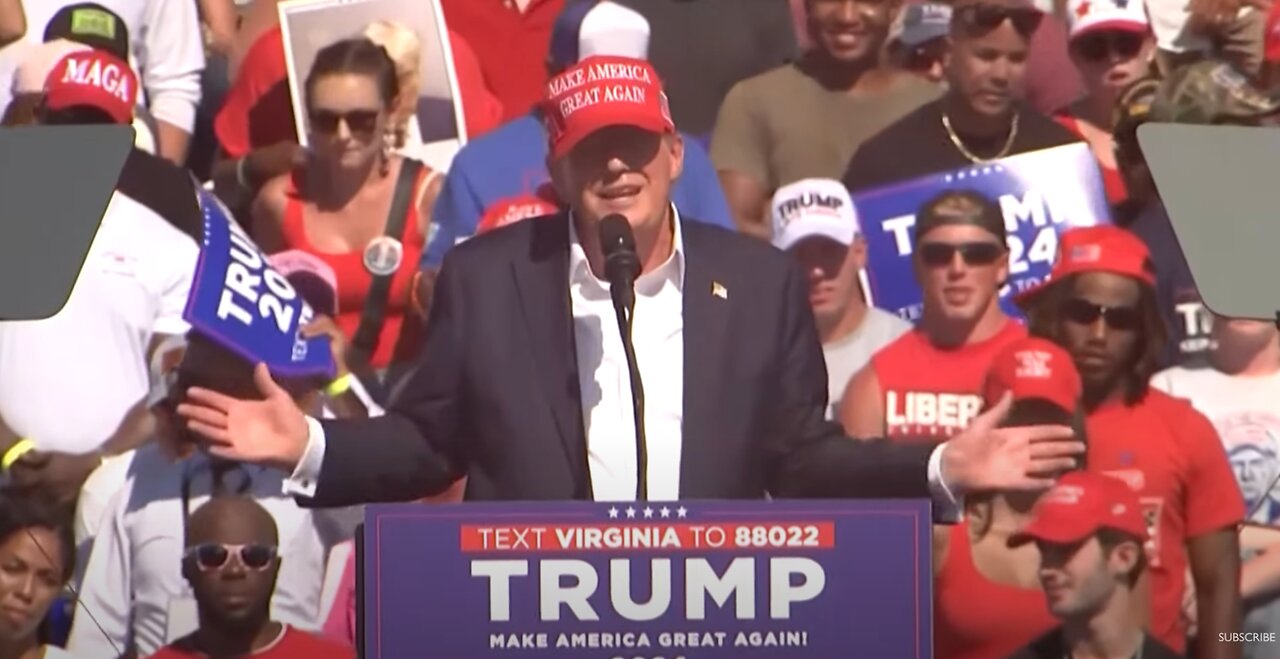 Donald Trump holds MAGA rally in Virginia