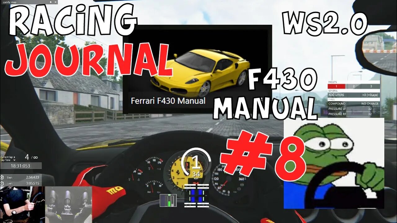 Racing Journal - Ep 9 NLR Wheel Stand 2.0 + Ferrari F430 MANUAL