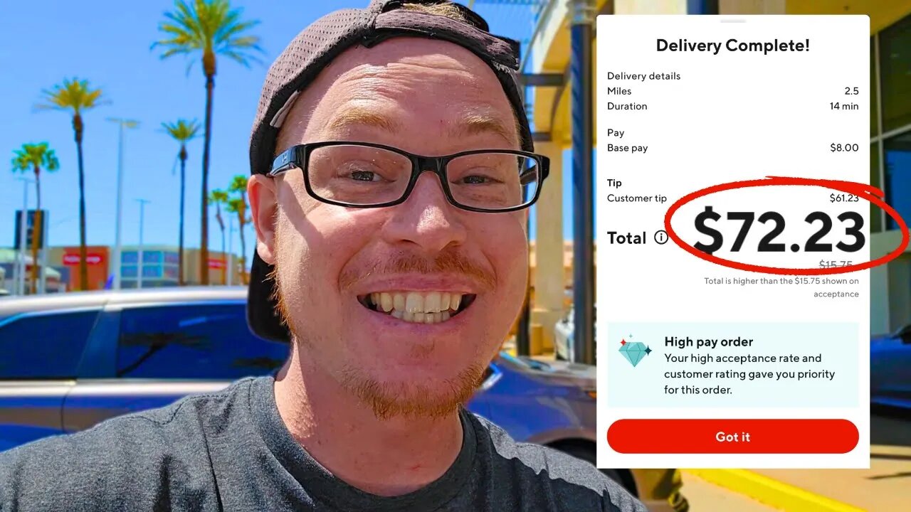 $260 Doordash Shift On Wednesday