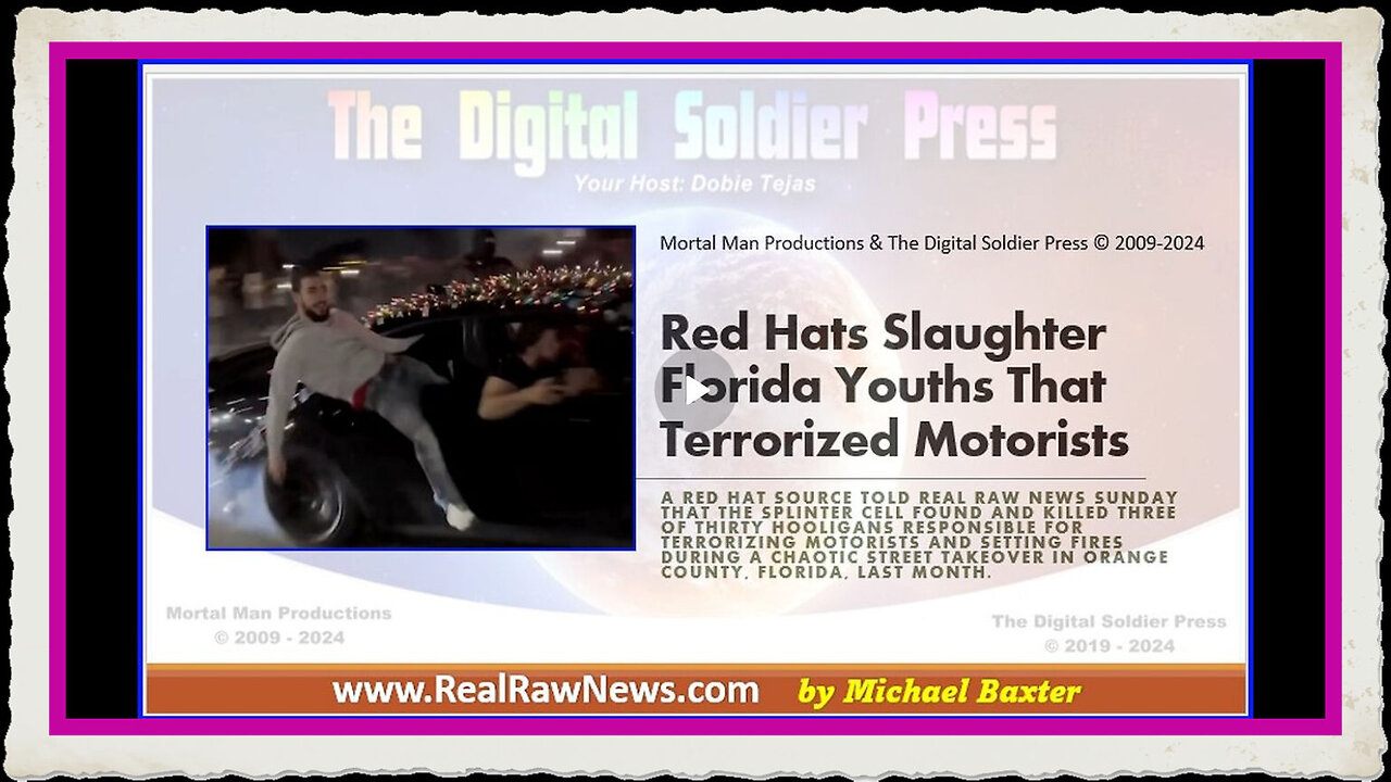 Red Hats Slaughter Florida Youths That Terrorized Motorists