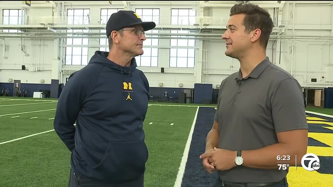 Jim Harbaugh talks suspension, lofty goals for Michigan in 2023 one-on-one with Brad Galli
