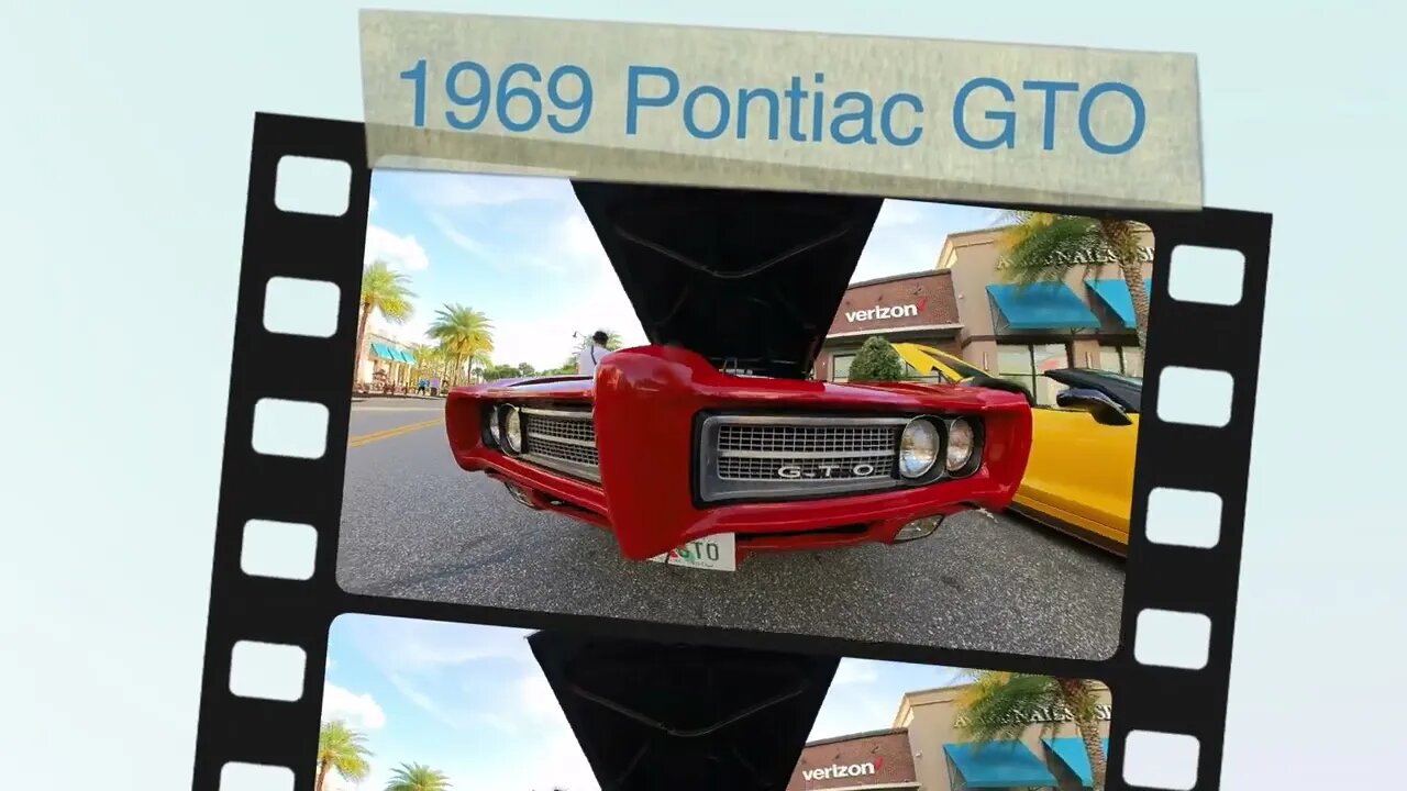 1969 Pontica GTO Convertible - Promenade at Sunset Walk - Kissimmee, Florida #pontiacgto #insta360