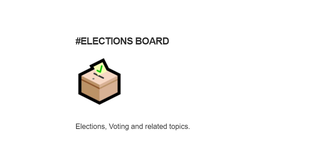 #Elections Board