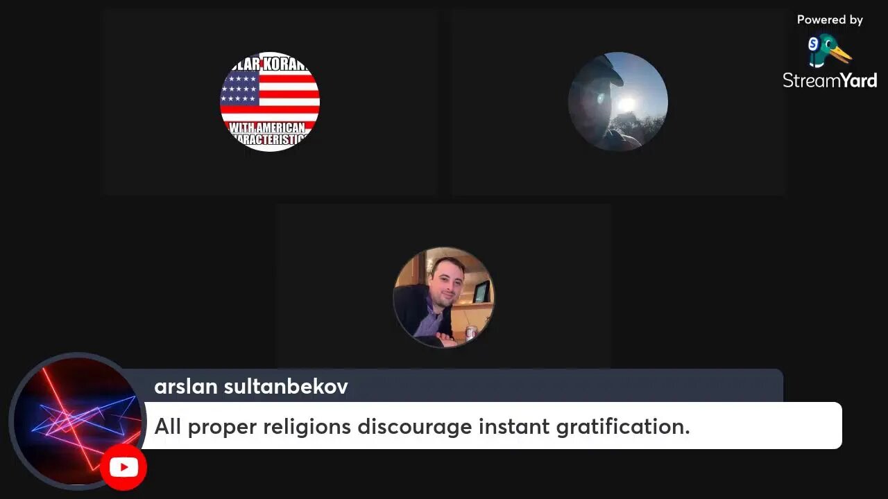 Dalmatian Dog, Jon Vance, Jim Bowden and Vincent Bruno discuss politics and religion