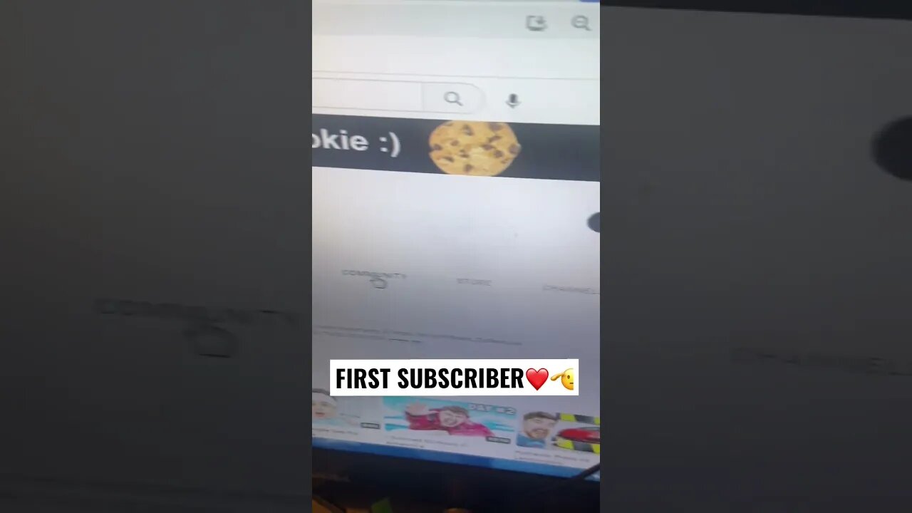 FIRST SUBSCRIBE#mrbeast #youtube