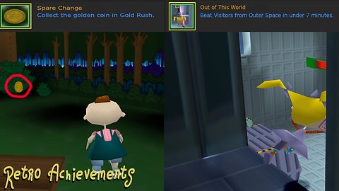 Rugrats: Search for Reptar | Retro Achievement Guide: "Out Of This World / Spare Change"