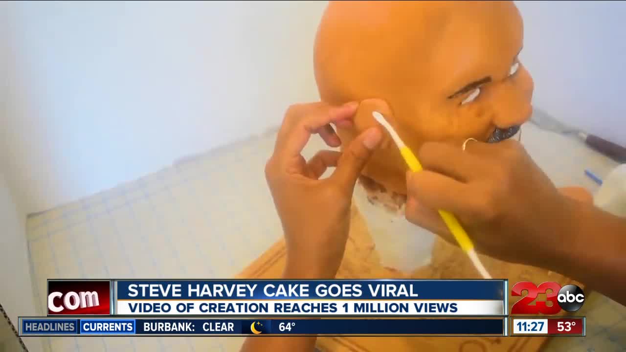 Local cake maker goes viral for Steve Harvey cake