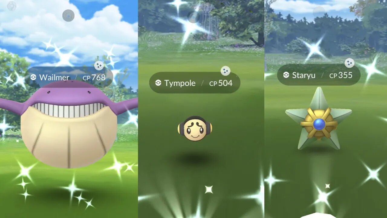 Water Festivel Shiny Compilation