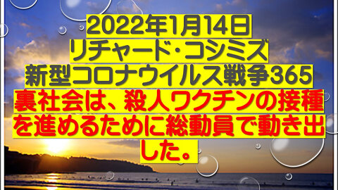 2022.01.14 リチャード・コシミズ新型コロナウイルス戦争３６５
