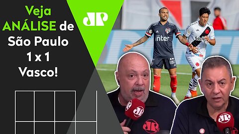 "O São Paulo GANHA do Flamengo e EMPATA com o Vasco?" Veja DEBATE!