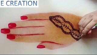 mehndi design for beginner