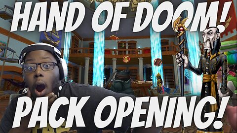😈 HAND OF DOOM PACK OPENEING! Wizard101 & Pirate101 News!