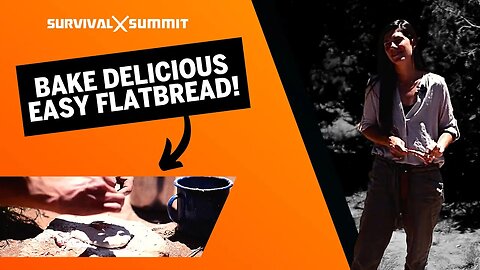 How To Make EASY FLATBREAD In A Survival Situation!