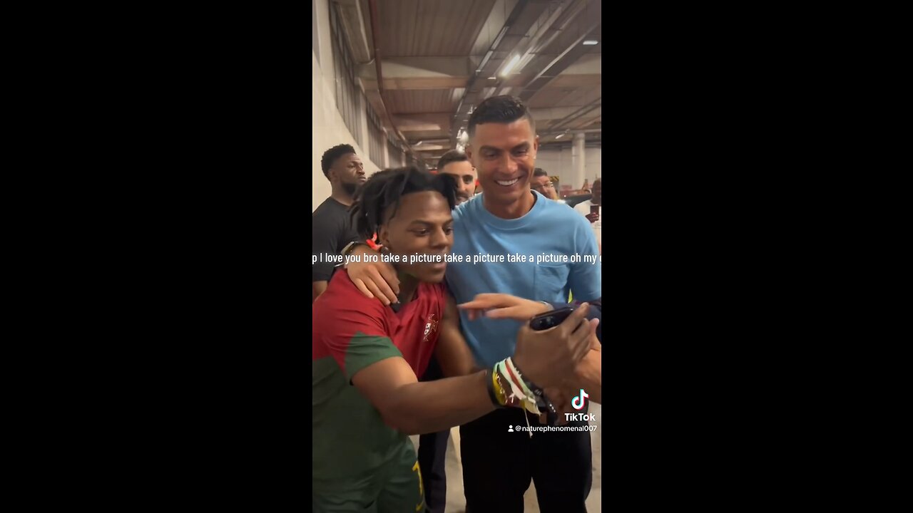 Ishowspeed finally met his goat cristiano ronaldo 🐐❤️