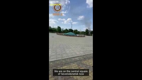 Locals welcome Chechen fighters in Severodonetsk, with subtitles