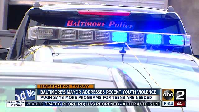 Mayor Pugh cracking down on teen violence