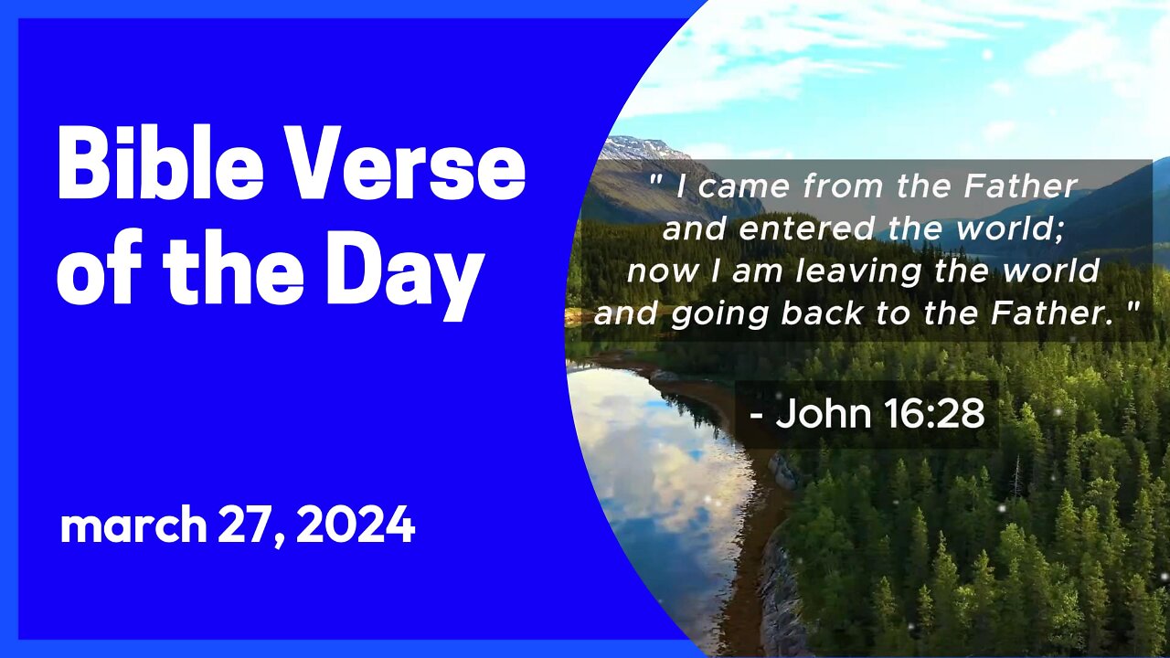 Bible Verse of the Day: March 27, 2024