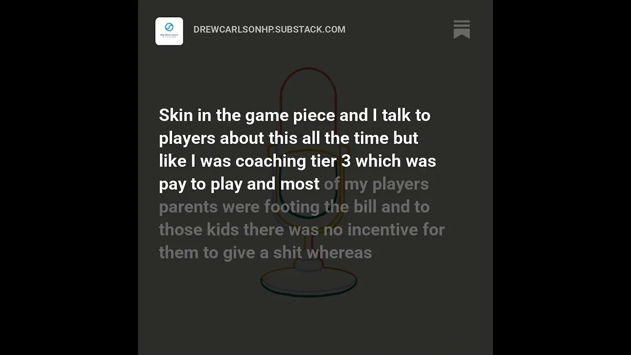 Skin in the Game #hockeycoach #elitehockey #hockeypractice #sportscoach