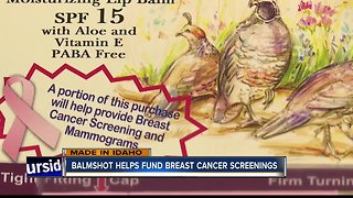 Balmshot helps fund breast cancer screenings