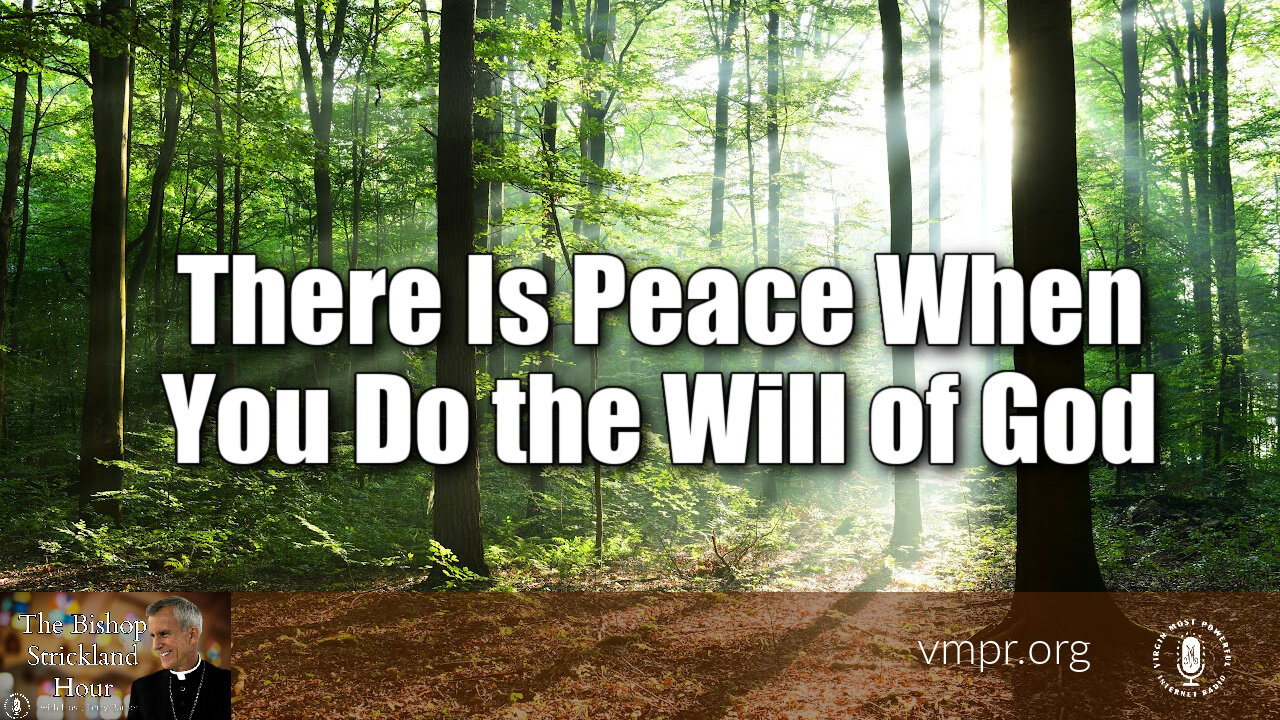 17 Jul 24, The Bishop Strickland Hour: There Is Peace When You Do the Will of God